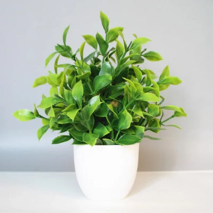 Wholesale Artificial Plant Potted Plants Fake Green Plants Indoor and Outdoor Decorations Plastic Bonsai Home Decorations