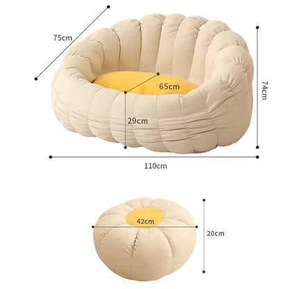 2 Person Living Room Sofas Modern Puffs Sofa Comfortable Relaxing Sofas Bedroom Luxury Sofa Sets Lazy Bean Bag Home Furniture