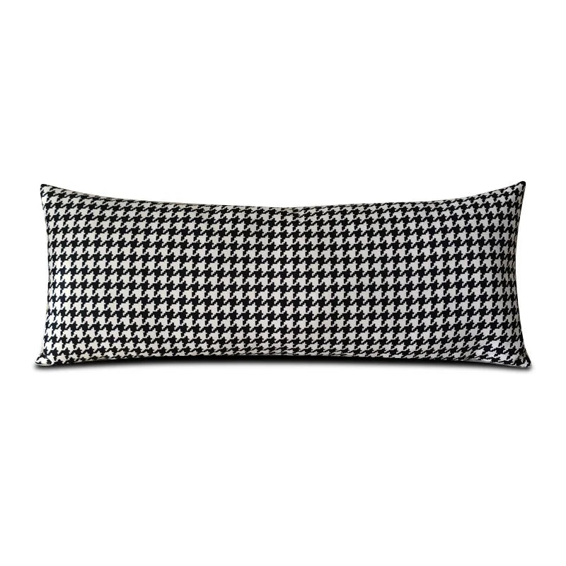 Rectangular Decorative Throw Pillow Cover 30*70cm/35*90cm Solid Color  Velvet Waist Pillowcase Bedside Cushion Cover of Bedroom