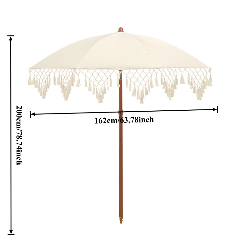Outdoor Courtyard Sunshade Umbrella with Fashionable  UPF50+ Sun Protection Portable Beach Umbrella Sunshade Umbrella