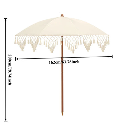 Outdoor Courtyard Sunshade Umbrella with Fashionable  UPF50+ Sun Protection Portable Beach Umbrella Sunshade Umbrella