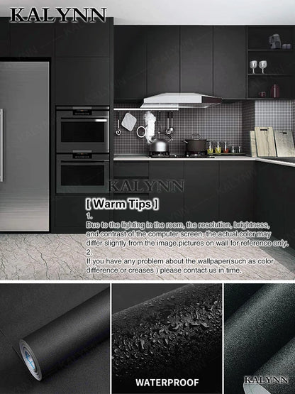 Matte White Peel and Stick Wallpaper, Waterproof, Contact Paper Self-Adhesive, Removable Wall Sticker, for Kitchen Countertop