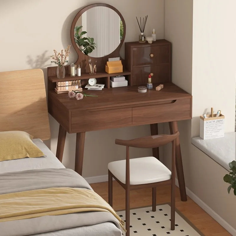 Dresser girl bedroom Internet celebrity dressing table small apartment bedroom modern light luxury storage cabinet integrated