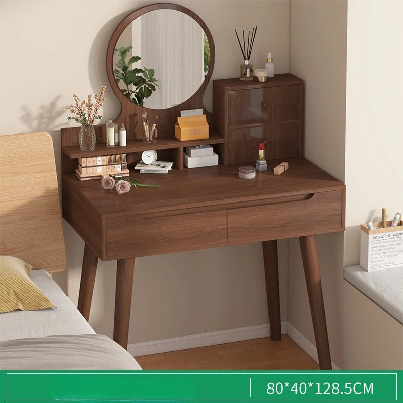 Dresser girl bedroom Internet celebrity dressing table small apartment bedroom modern light luxury storage cabinet integrated