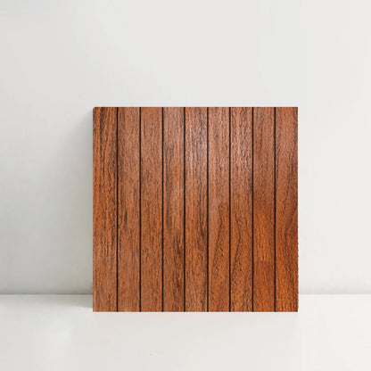 40x40cm Imitation Wood Grille Strip Wall Panel Living Room Bedroom Decoration Waterproof Self-adhesive Ugly Covering Wallpaper