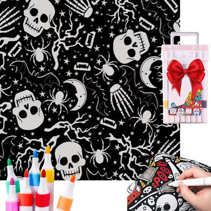 DIY Coloring Washable Fleece Throw Blanket, a Soft and Cozy Art Project Suitable for Both Kids and Adults