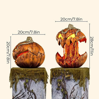 2026 New Halloween Pumpkin Noise Activated Pumpkin Animated Talking Pumpkin Decor Lifting Pumpkin Creates a Spooky Atmospheres