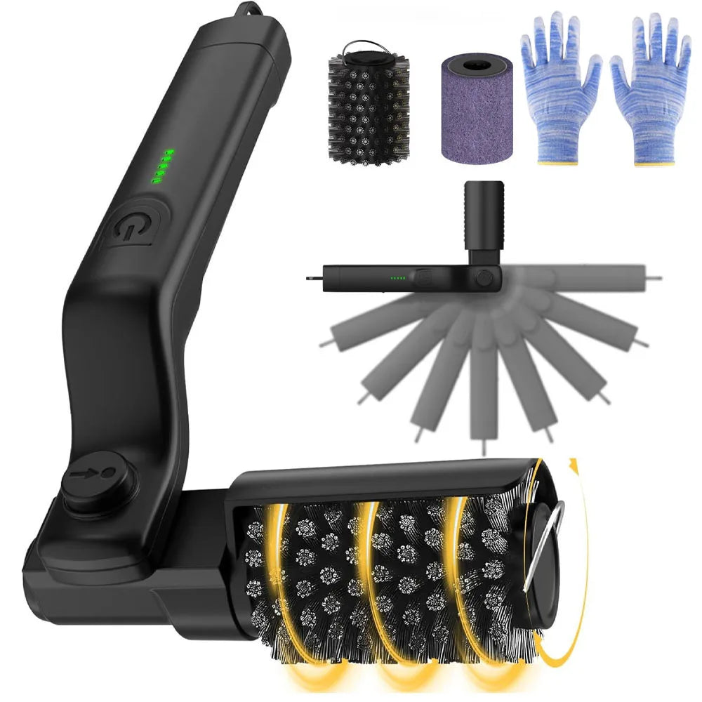 2026 NEW Speed BBQ Grill Brush for Outdoor Grill,Electric Grill Brush,Automatic Grill Cleaning Brush for Camping Outdoor Grill