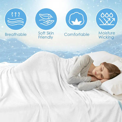 Mr M-Men Little M-Miss Throw Soft Flannel Throw Blanket, Lightweight Breathable Summer Nap Blanket For Home Travel Cozy Decor