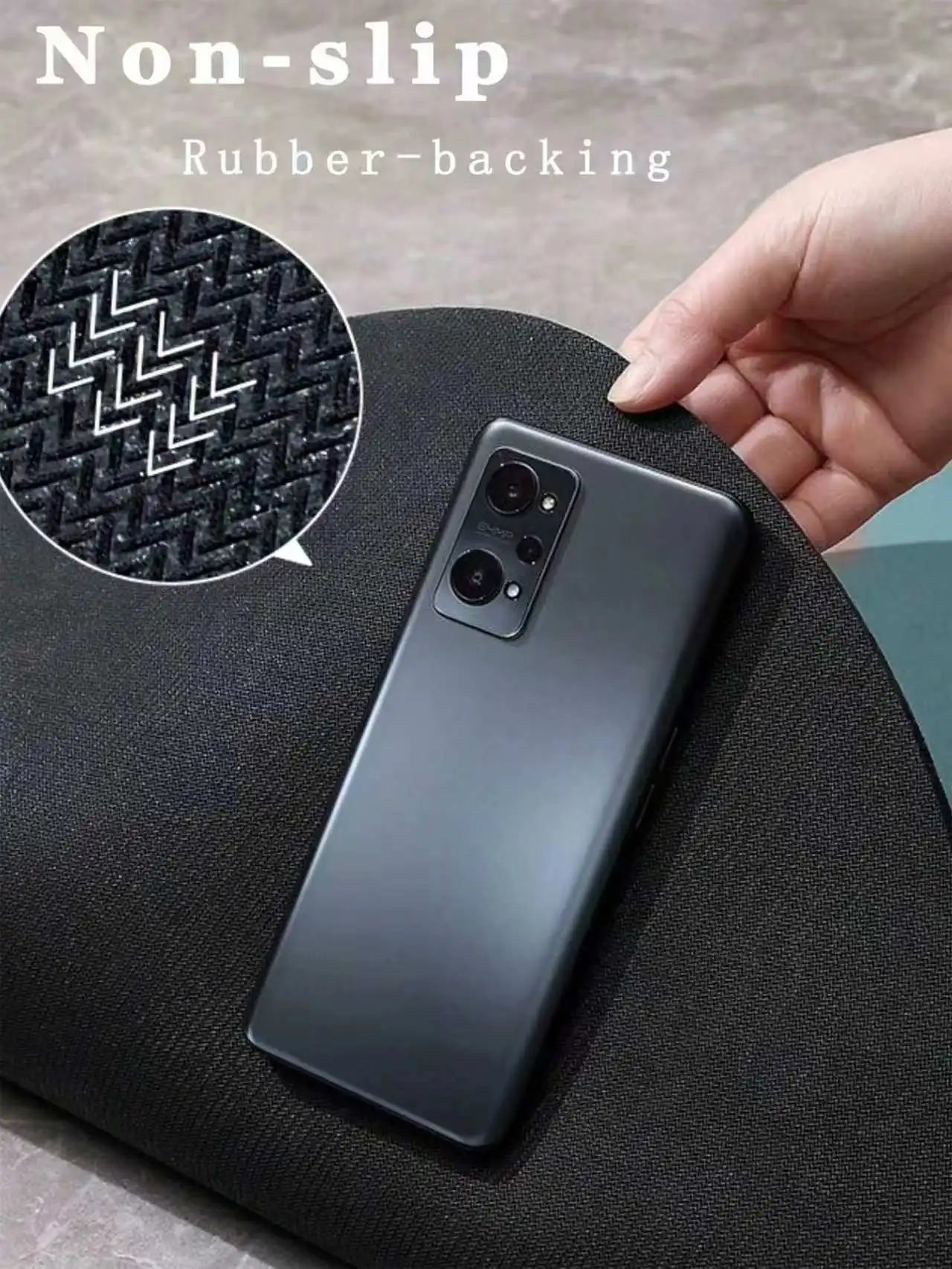 New Modern Kitchen & Bath Rugs with Black Base and Geometric Line Patterns, Non-Slip, Absorbent & Easy to Clean.