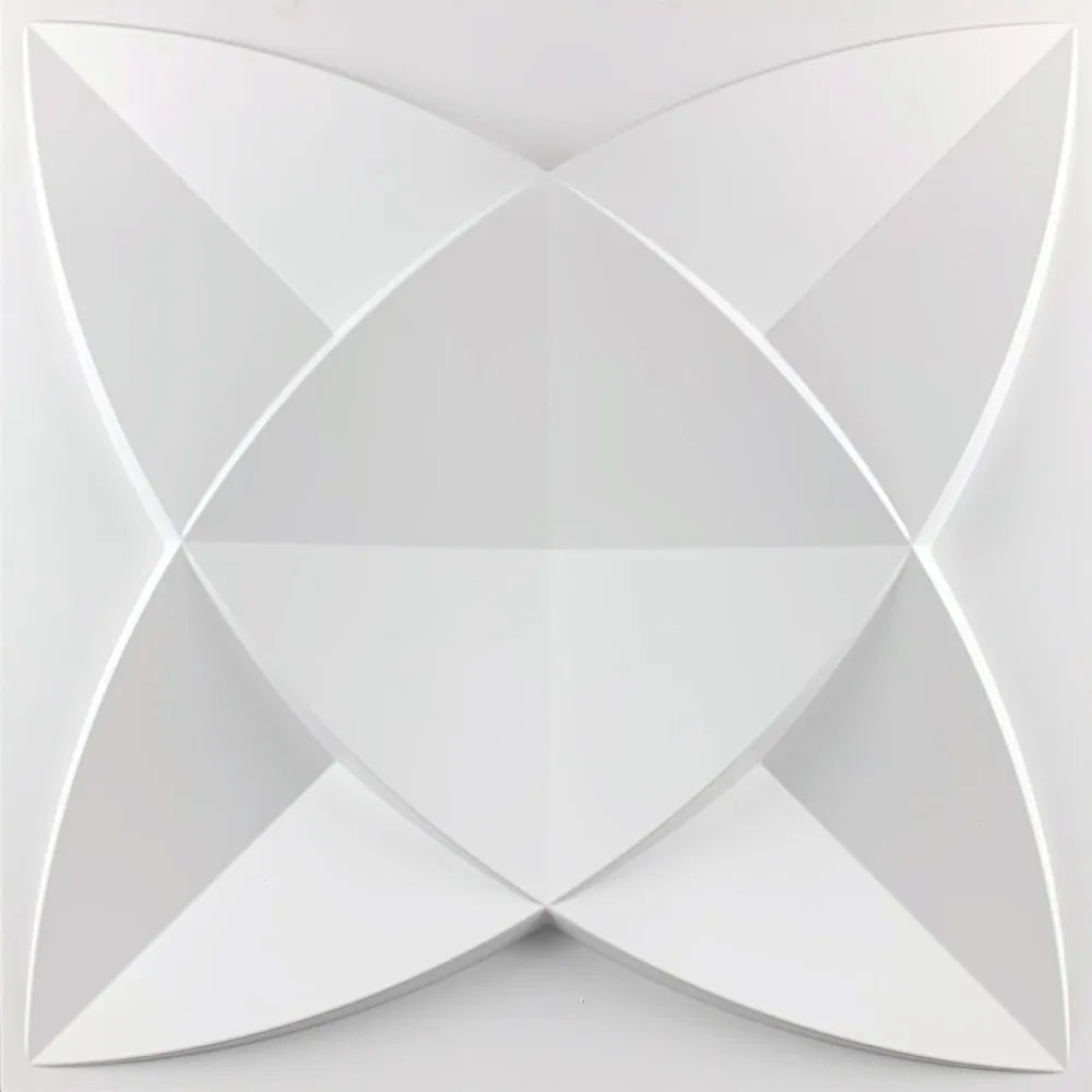 White 3D Wall Panel Foam Brick Waterproof Non-self-adhesive Wall Sticker Modern Geometric Background Wallpaper Wall Renovation
