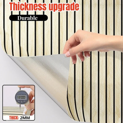 Foam Grille Wallpapers Wall Stickers Bedroom Background Walls Renovation Thicke Wood Grain Peel and Stick Wall Paper Home Decor