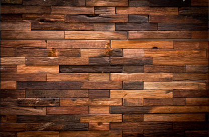 Custom wall paper 3D mural dark retro nostalgic wood stripe background wall photo living room bedroom TV background wallpaper