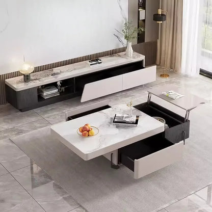 Luxury Minimalist Coffee Table Frame Floor Design Nordic Coffee Table Ornaments Organizer Meubles De Salon House Accessories