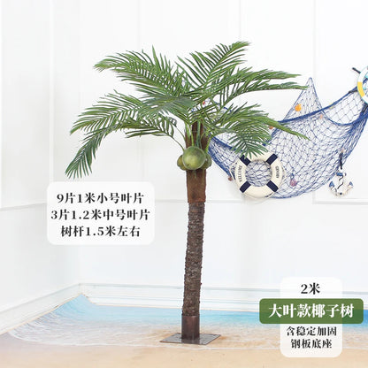 large artificial coconut tree indoor and outdoor decorative plant hotel floor palm tree
