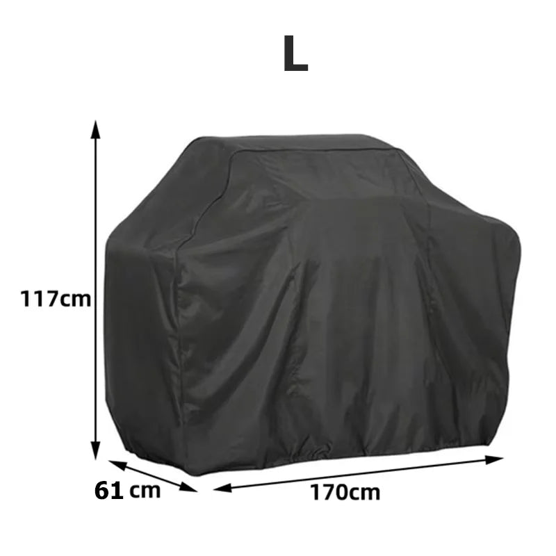 BBQ Grill Barbecue Cover Dustproof Waterproof Thickened BBQ Cover Outdoor Rainproof BBQ Cover