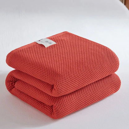 Plaid Cotton Blanket for Bed Waffle Plaid Bedspread for Single Queen King Bed Sofa Blankets Throw Sofa Cover Sheet Summer Quilt