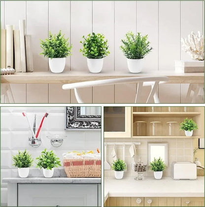 Wholesale Artificial Plant Potted Plants Fake Green Plants Indoor and Outdoor Decorations Plastic Bonsai Home Decorations