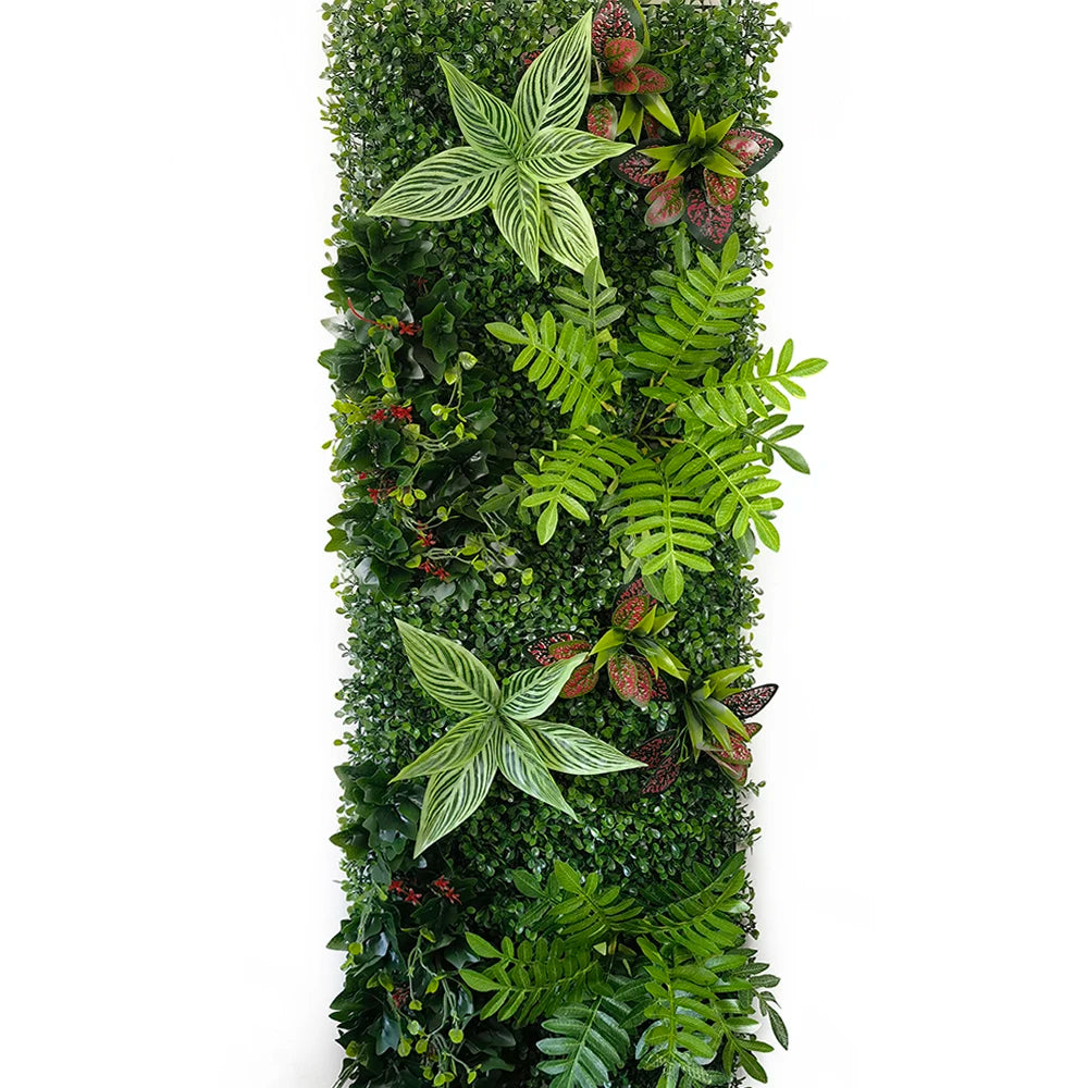 HUA TIAN 40*120CM Artificial Plant Turf Grass Moss Subtropical Plant Decoration Home Fake Wall Panel Lawn Garden Decoration