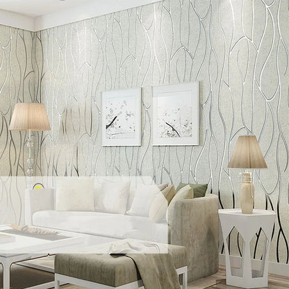 3D Wallpaper Modern Simple Non-Woven Wallpaper 3D Living Room TV Bedroom Background Wall Home Decor Papel De Parede 3D Paisagem
