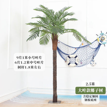 large artificial coconut tree indoor and outdoor decorative plant hotel floor palm tree