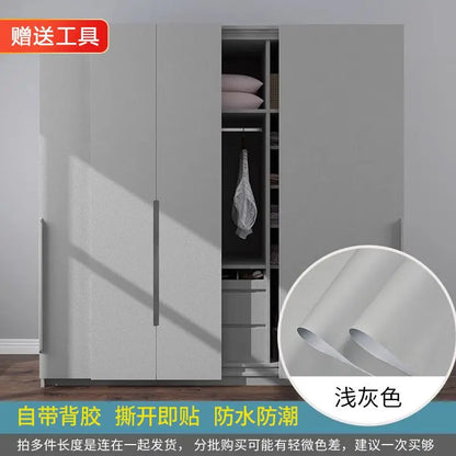 Baby Skin Sensation Thick Self Adhesive Waterproof PVC Wallpaper Muebles Furniture Kitchen Cabinets Armoire Oil Proof Stickers