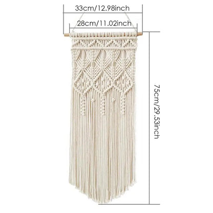 Home Decoration Bohemian Macrame Woven Wall Hanging Boho Room Geometric Tapestry Nordic Art Beautiful Apartment Room Decor Gift