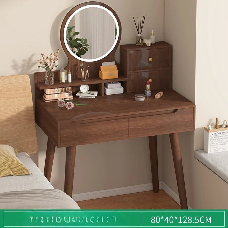 Dresser girl bedroom Internet celebrity dressing table small apartment bedroom modern light luxury storage cabinet integrated