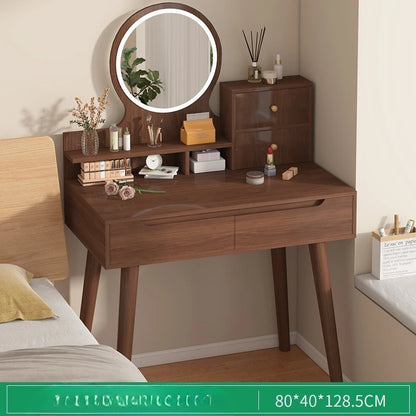 Dresser girl bedroom Internet celebrity dressing table small apartment bedroom modern light luxury storage cabinet integrated