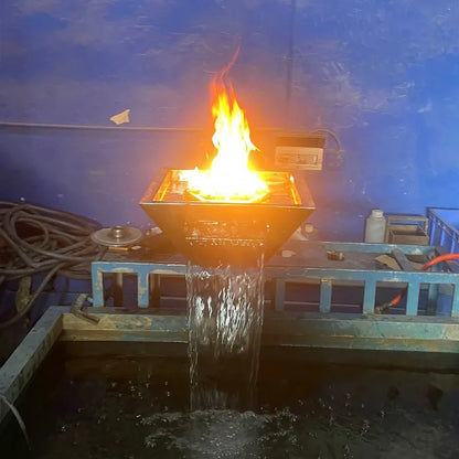 Fire and Water Pool Bowls Swimming Pool Fire Pit Waterfall Pool Fire Bowl