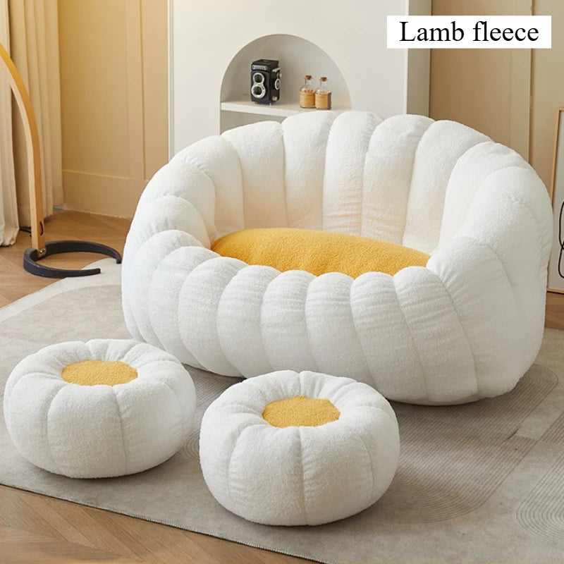2 Person Living Room Sofas Modern Puffs Sofa Comfortable Relaxing Sofas Bedroom Luxury Sofa Sets Lazy Bean Bag Home Furniture