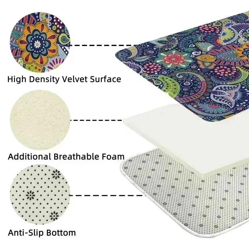 Outdoor Rugs Reversible Outdoor Plastic Straw Rugs Boho PatioIndoor Carpets RV Mat for Family Camp Picnic  Bedroom  Area Rug