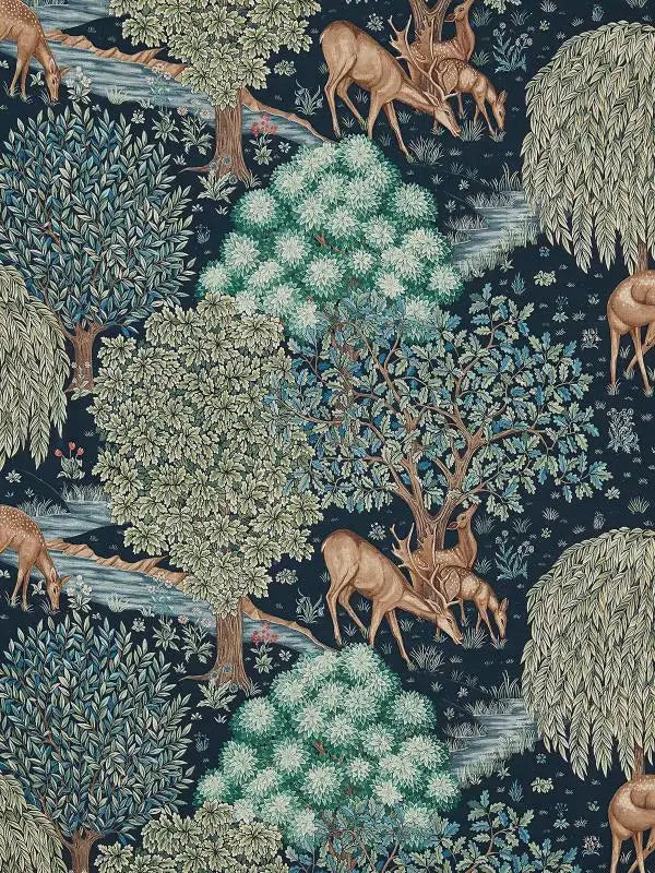 Custom Forest elk animals Wallpaper TV Background Modern landscape Mural for Living Room Painting Home decoration wall stickers