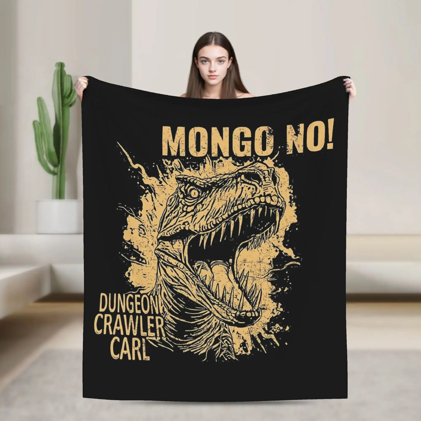 Don't Gaslight Me Jesus Blanket Flannel Dungeon Crawler Carls Lightweight Thin Throw Blankets for Bedding Bedroom Bedding Throws