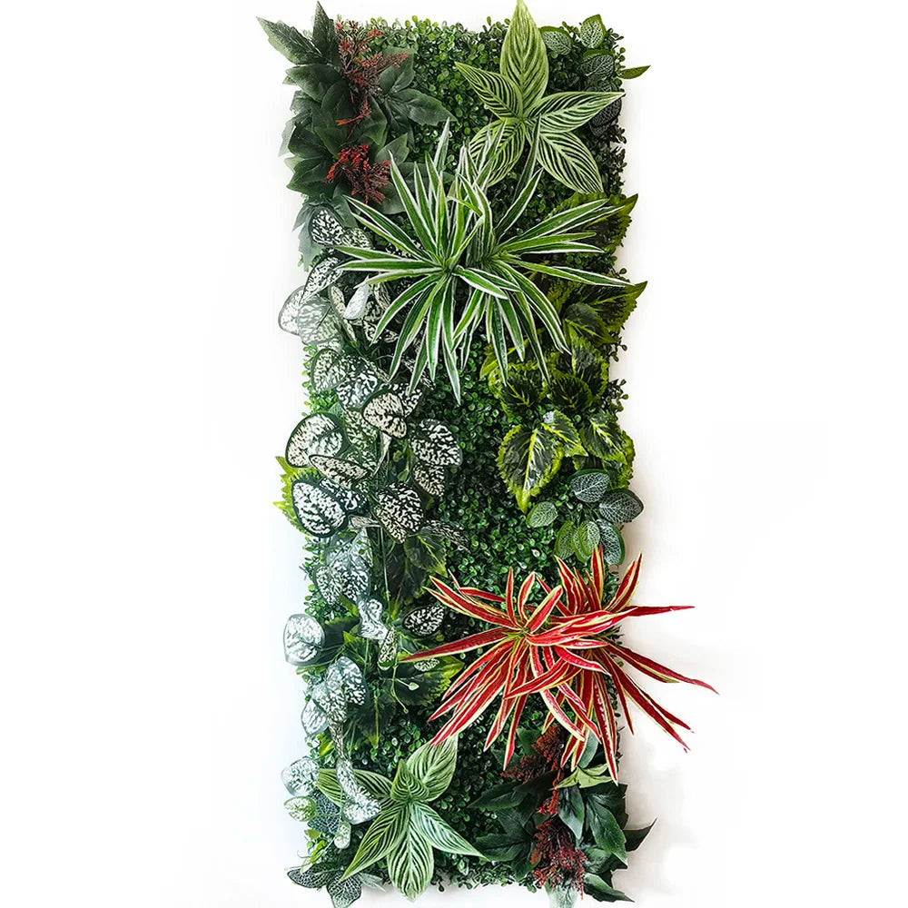 HUA TIAN 40*120CM Artificial Plant Turf Grass Moss Subtropical Plant Decoration Home Fake Wall Panel Lawn Garden Decoration