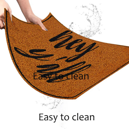 Personalized Quote Coconut Fiber Doormat Custom Outdoor Indoor Door Rug for Patio Entry Dust Removal Durable Easy Maintain
