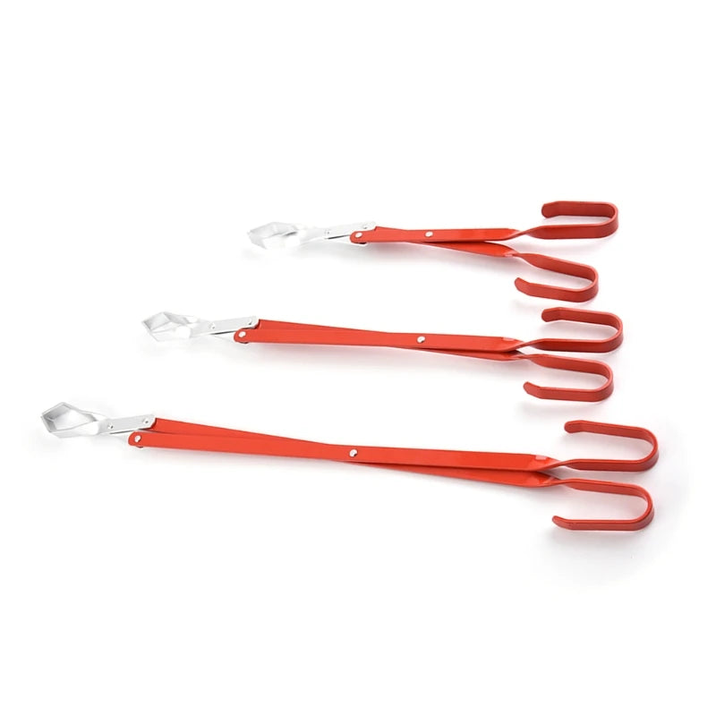 Log Tongs Fireplace Poker Wood Tongs BBQ Charcoal Tongs Grill Camping Fire Pit Tool Fire Pits Accessories Reinforced S14 21