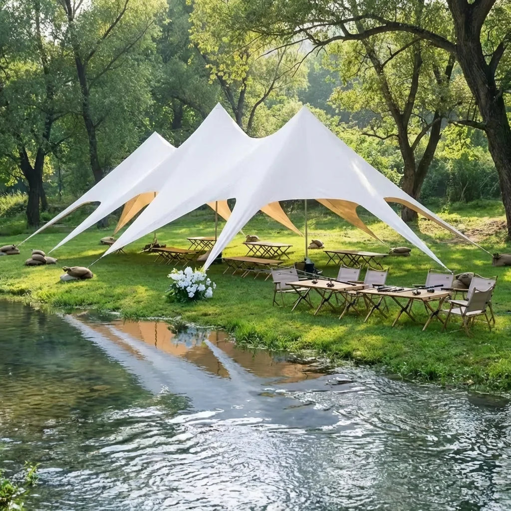 Any Size Custom Outdoor Waterproof Stretch Tent Party Wedding Activity Festival Events Big Sun Shade Shelter Durable