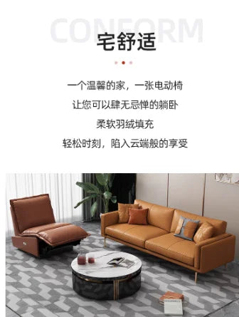 Designer Reading Living Room Sofa Leather Wall Luxury Bed Living Room Sofa Modern Waterproof Sofy Do Salonu Home Furniture