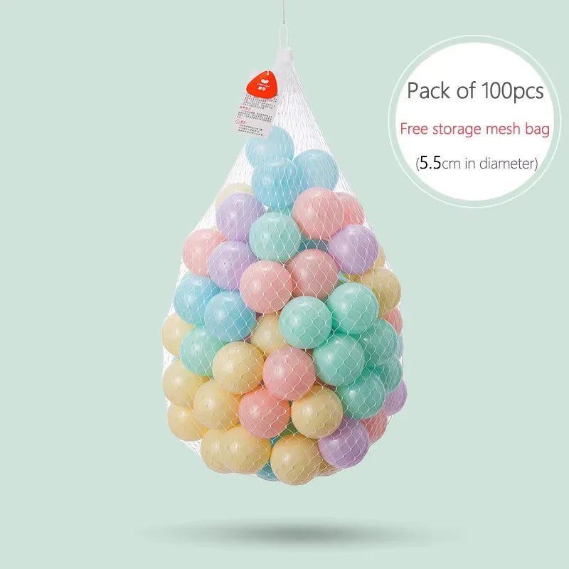IMBABY Ocean Balls For Dry Pool Baby Playground 50/100pcs 5.5/7cm Ball For Playpen Children's Park Balls Baby Toy Colorful Soft
