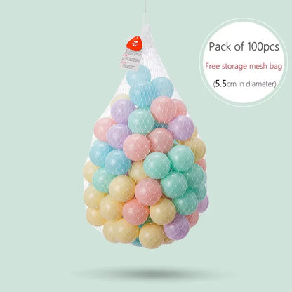 IMBABY Ocean Balls For Dry Pool Baby Playground 50/100pcs 5.5/7cm Ball For Playpen Children's Park Balls Baby Toy Colorful Soft