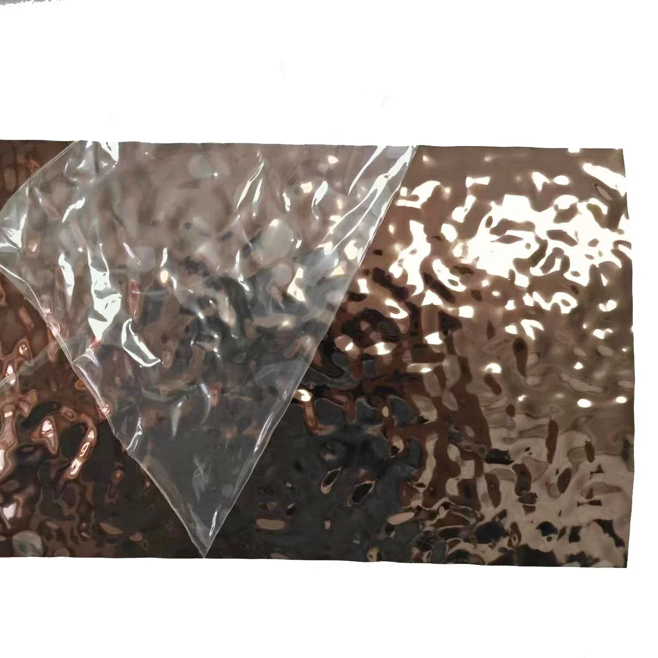 Aqumotic Peel and Stick Wallpaper Customized Wave Decorative PVC Plate Background Wallpapers Fake Metal Mirror Embossed