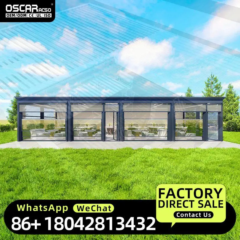 High Quality Electric  Roof for Outdoor Residential Use Aluminum Pavilion Pergola