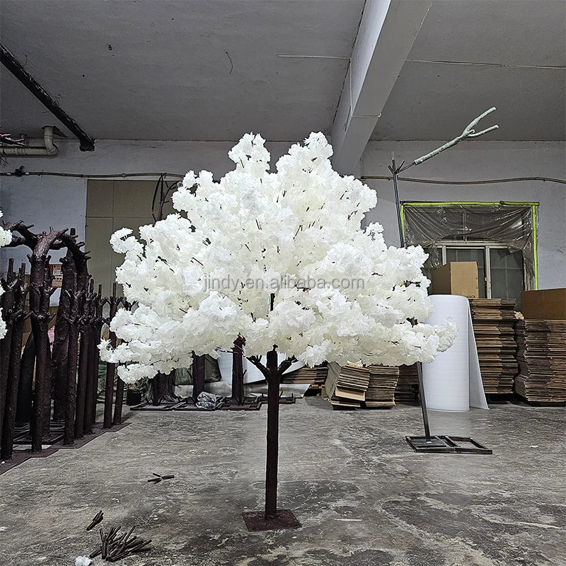 Custom Outdoor Indoor Decoration Green Plant Realistic Olive 6.5ft 8ft 10ft Artificial Olive Tree for Hotel Event Garden