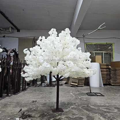 Custom Outdoor Indoor Decoration Green Plant Realistic Olive 6.5ft 8ft 10ft Artificial Olive Tree for Hotel Event Garden