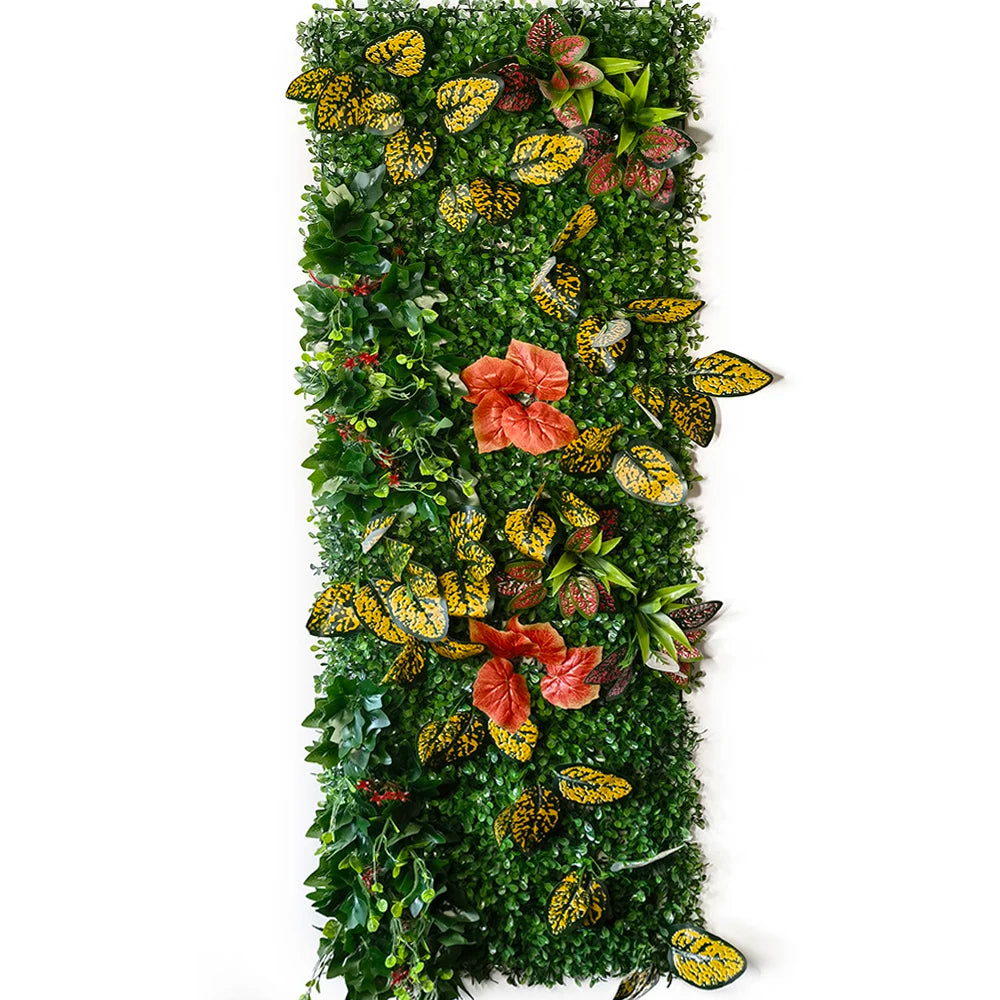 HUA TIAN 40*120CM Artificial Plant Turf Grass Moss Subtropical Plant Decoration Home Fake Wall Panel Lawn Garden Decoration