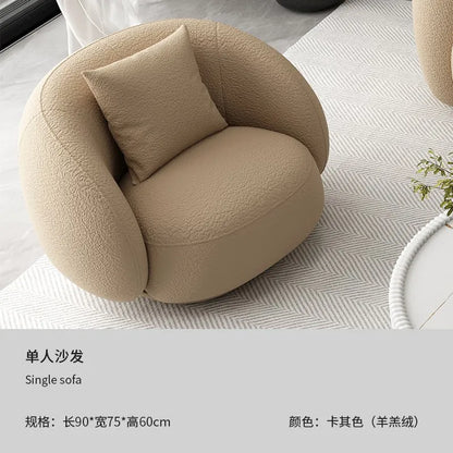 Lounge Europe Living Room Sofas Minimalist Luxury Lazy Modern Sofa Soft Cushion Meubles De Salon Home Furniture Accessories