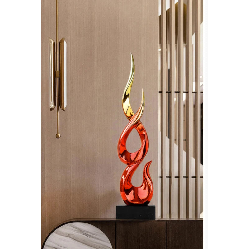 Creative decorations, light luxury, high-end living room, porch, TV cabinet wine cabinet, office, rising artistic soft decorati