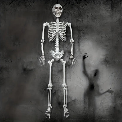 1pc Halloween Decoration Fake Skeleton Sculpture For Halloween Decor, Home Decor, Garden Decor, Haunted House