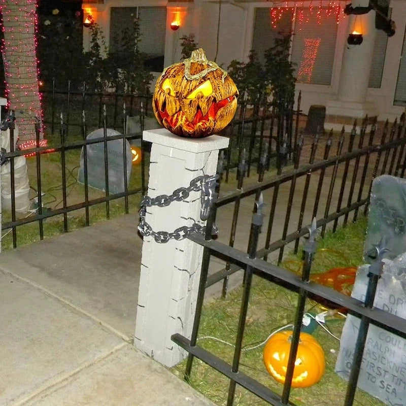 2026 New Halloween Pumpkin Noise Activated Pumpkin Animated Talking Pumpkin Decor Lifting Pumpkin Creates a Spooky Atmospheres
